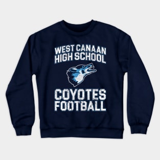 West Canaan High School Coyotes Football - Varsity Blues Crewneck Sweatshirt